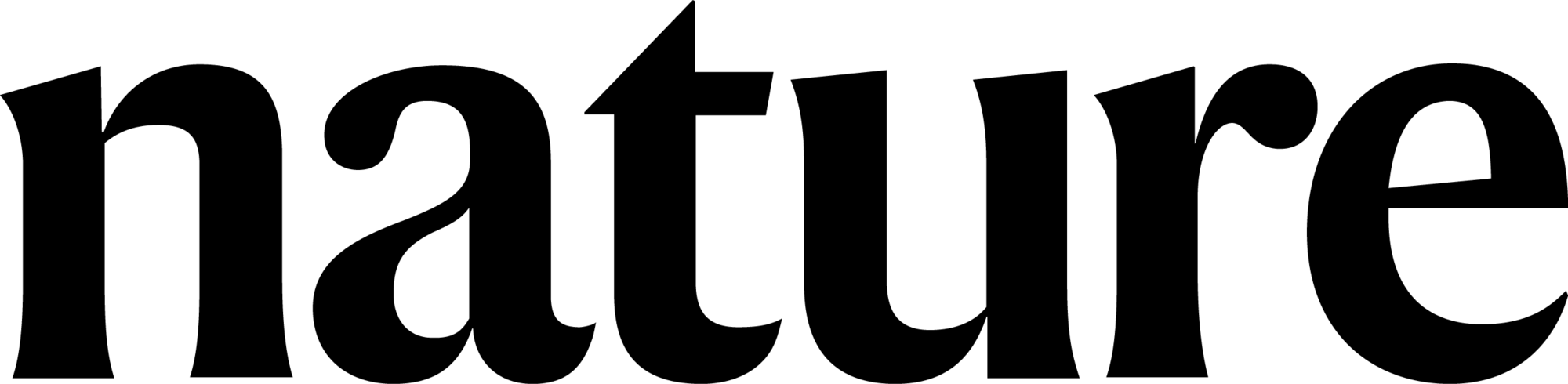 Black Nature Journals logo on a transparent background